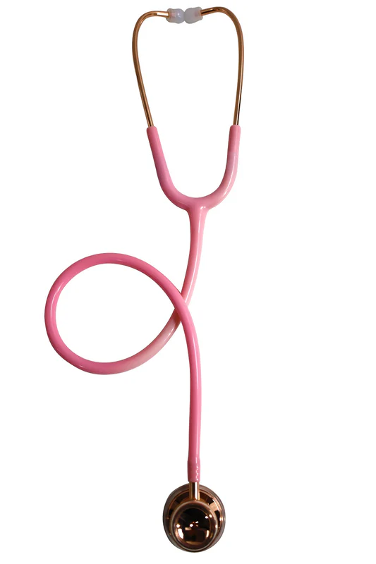 Stethoscope Dual Head SC23 - Black, Pink, White & Grey