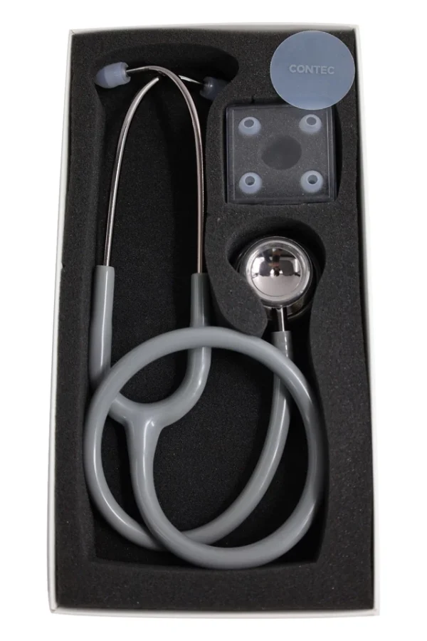 Stethoscope Dual Head SC23 – Black, Pink, White & Grey – Medicalequip