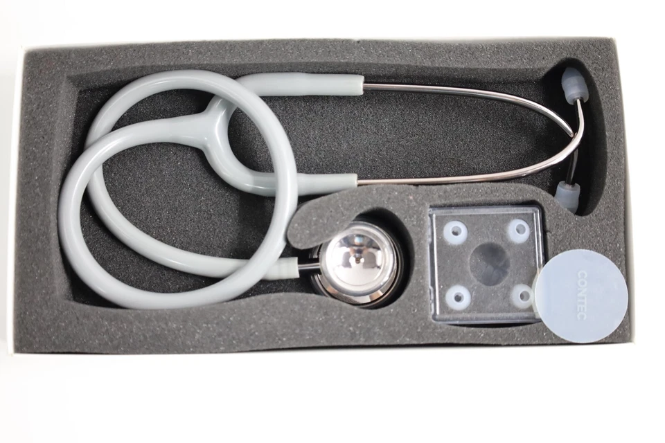 Stethoscope Dual Head SC23 - Black, Pink, White & Grey