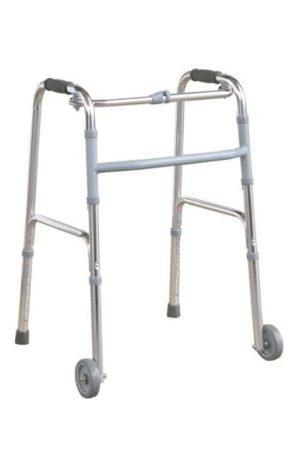 Walking Frame Rollator FS912L front wheels folding