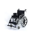 Wheelchair Allum/Nylon Lightweight Detachable arm & footrest