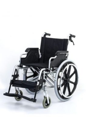 Wheelchair Allum/Nylon Lightweight Detachable arm & footrest
