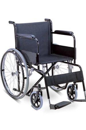 Wheelchair Steel/Fix Arm & Foot with brake