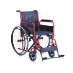 Wheelchair Steel / PVC detachable arm and footrest