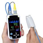 Handheld Pulse Oximeter Jerry-II+ Spo2 PR Temp bluetooth 