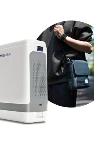 Oxygen Concentrator JAY-1000P mobile unit with carry pack and battery