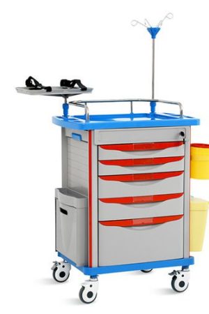 SKM-B Emergency trolley 5 Drawers