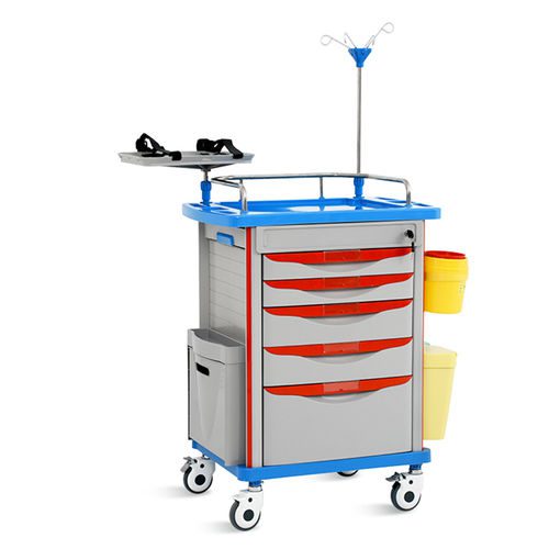 SKM-B Emergency trolley 5 Drawers