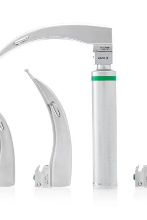 Laryngoscope Set - Fiber Optic 4 Blade