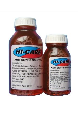 ANTISEPTIC SOLUTION - 50ml & 100ml HI-CARE