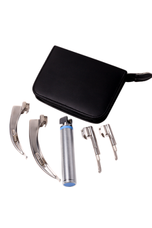 Laryngoscope Set - Universal 4 Blades (+2 Bulbs)