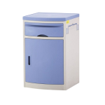 ABS Bedside locker on castors Blue or White