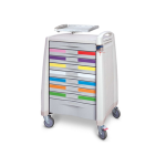 Emergency PAEDIATRIC trolley With monitor shelf