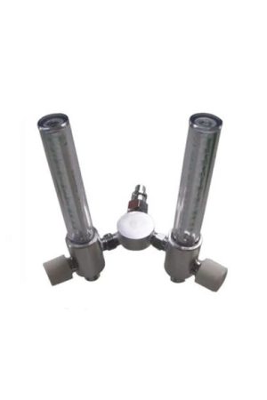 Oxygen Flow Meter Dual Tube