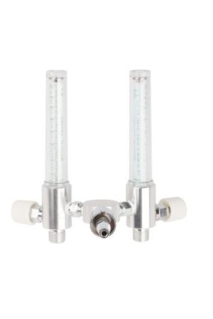 Oxygen Flow Meter Dual Tube
